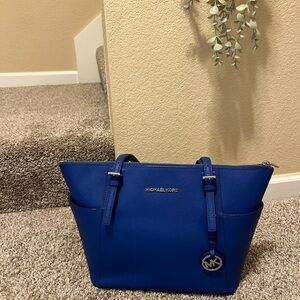 Michael Kors Royal Blue Tote Bag